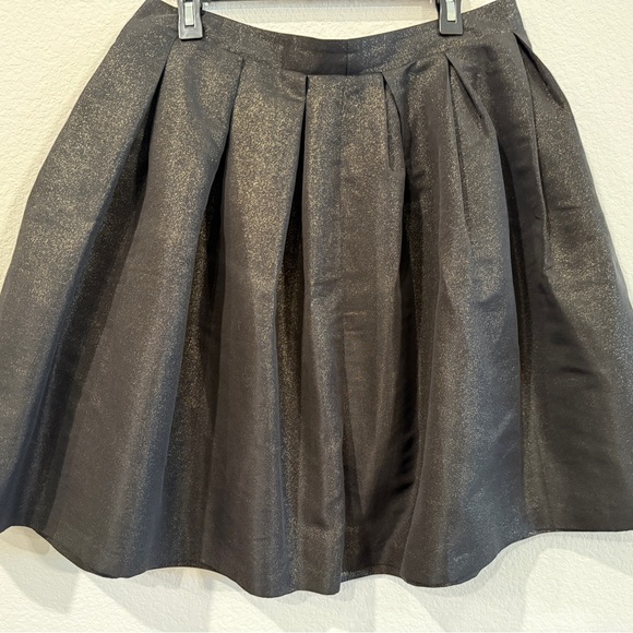 Forever 21 Women’s Black Pleated Skirt – Size 0X, Gold Shine, Pre-Owned - Picture 11 of 12